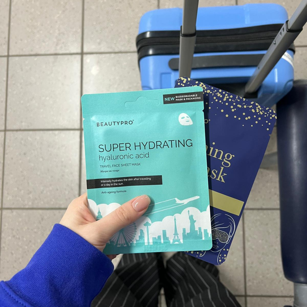SUPER HYDRATING Travel Sheet Mask - 100% Biodegradable