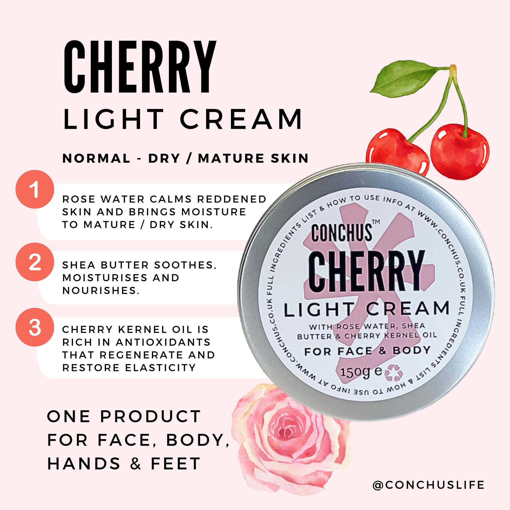 Cherry Light Cream