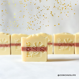 MERRY body wash bar with natural clays and plant based oils ingredients