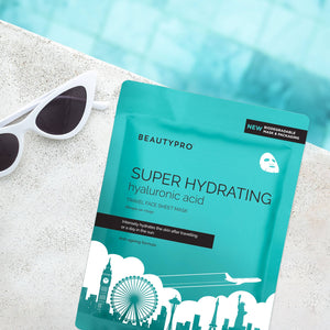 SUPER HYDRATING Travel Sheet Mask - 100% Biodegradable