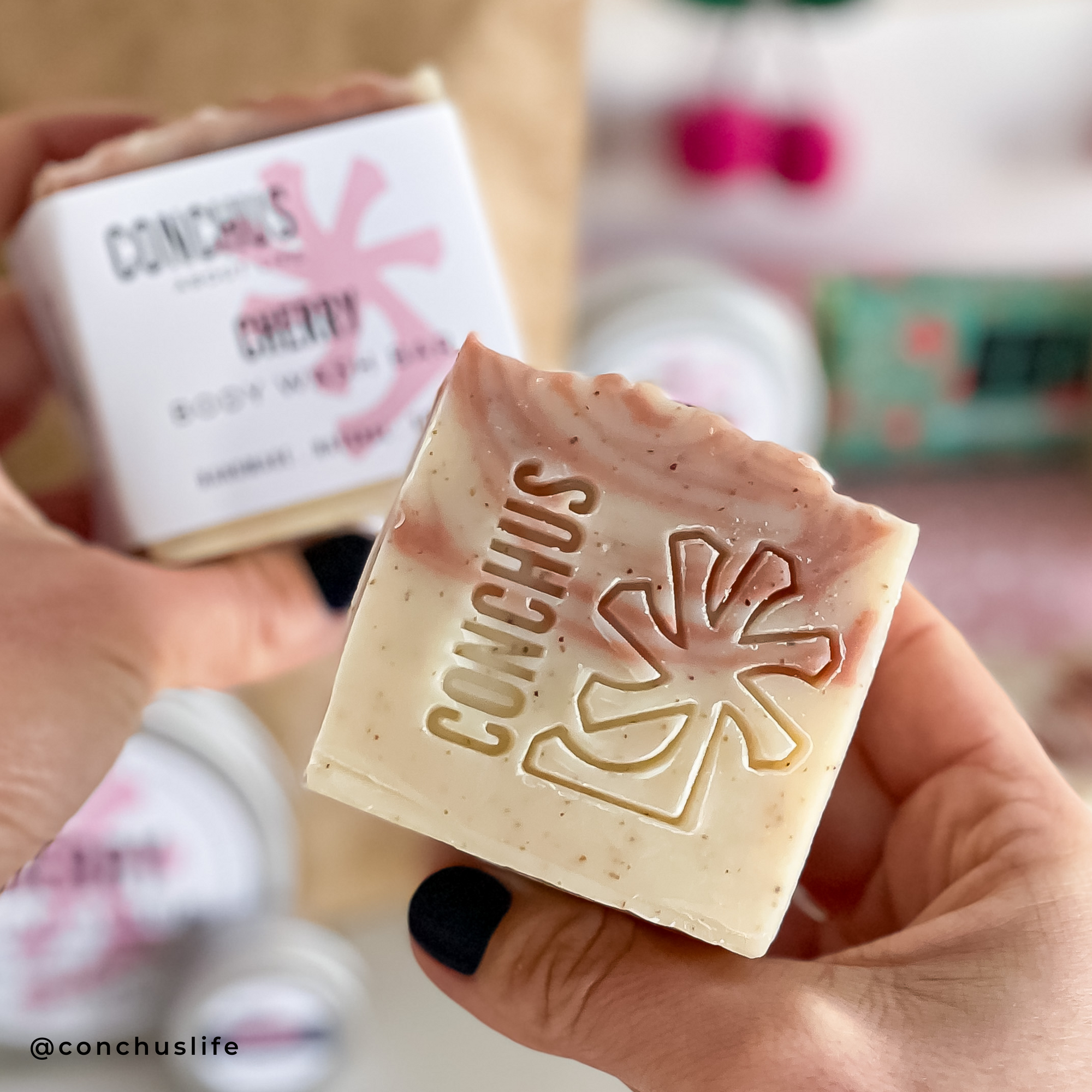 Cherry Exfoliating Body Wash Bar