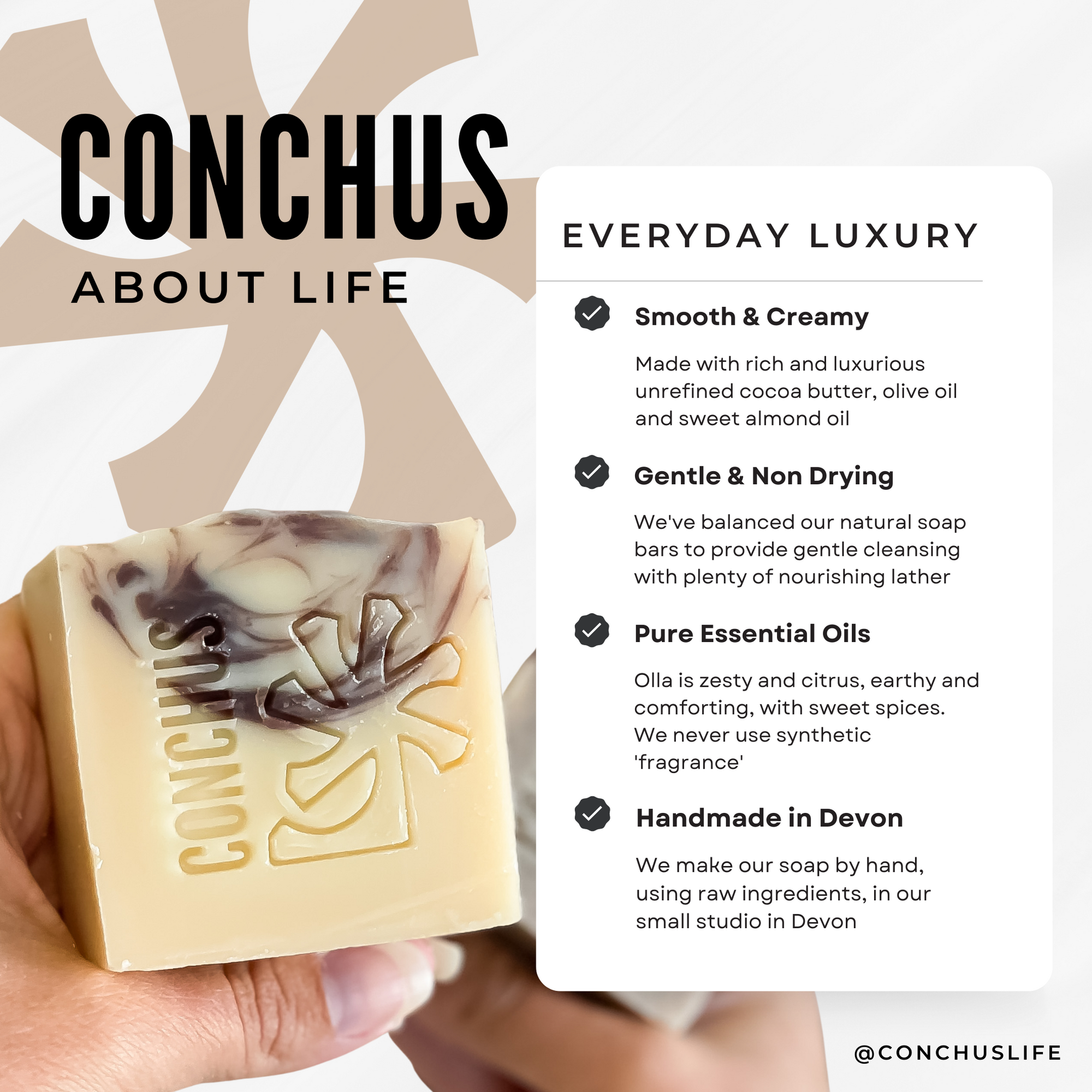 Olla 'Decaf' Body Wash Bar